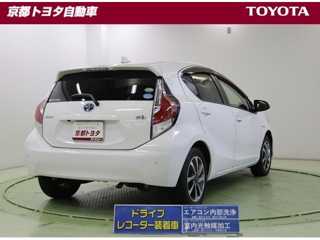 アクア Ｇ　誤発進抑制機能　バックモニタ　セキュリティー　メンテナンスノート　ドライブレコーダ　デュアルエアバック　ナビＴＶ　ＬＥＤ　パワーウィンドウ　サイドエアバッグ　地デジ　ＥＳＣ　ＡＴエアコン　ＡＢＳ（3枚目）