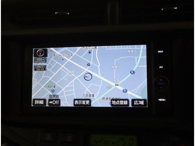 アクア Ｇ　フルセグ　ＨＤＤナビ　ＤＶＤ再生　ミュージックプレイヤー接続可　バックカメラ　ＥＴＣ　ドラレコ　記録簿（10枚目）