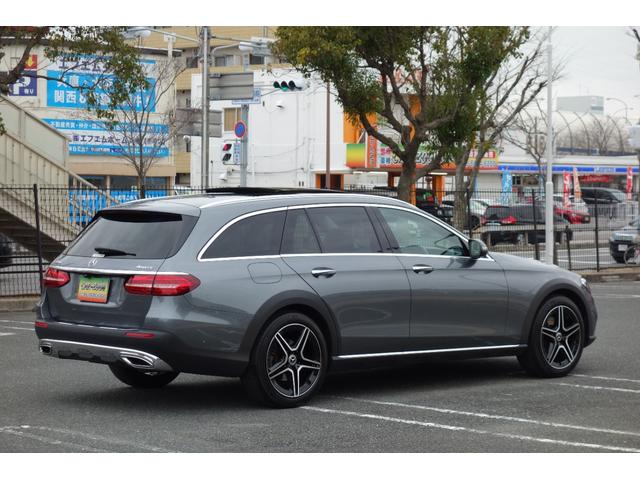 Ｅクラスオールテレイン Ｅ２２０ｄ　４マチック　オールテレイン　エクスクルーシブパッケージ／ＡＭＧ１９インチＡＷ／パノラマスライディングルーフ／マキアートベージュレザー／シートヒーター・ベンチレーション／ブルメスターサウンド／セレナイトグレー／１オーナー（9枚目）
