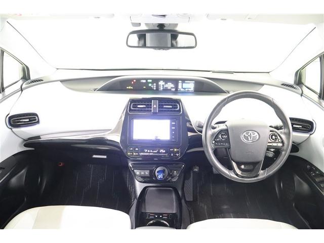 プリウス Ａプレミアム　ツーリングセレクション　横滑り防止機能　皮シート　運転席パワーシート　エアコン　パワーウィンドウ　ナビ＆ＴＶ　ＬＥＤライト　盗難防止装置　スマートキー＆プッシュスタート　キーレス　ＥＴＣ　アルミホイール　メモリナビ　パワステ（4枚目）