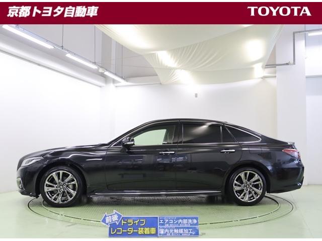 クラウンハイブリッド ＲＳ　ＬＥＤヘッドライト　クルコン　ＡＣ１００Ｖ　スマートエントリー　セキュリティーアラーム　Ｂカメラ　カーテンエアバッグ　定期点検記録簿　横滑り防止　ＥＴＣ　ドラレコ　ＴＶナビ　アルミ　ＡＵＸ　ＡＢＳ（2枚目）