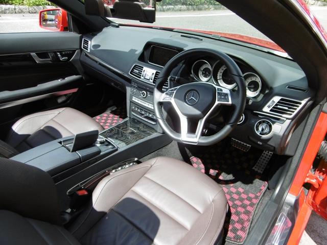 Ｅ２５０カブリオレ　スポーツＰＫＧ　レーダーセーフティーＰＫＧ　ブラウン皮＆幌　ＬＥＤヘッドライト　ＥＴＣ２．０　ドライブレコーダー　ＡＭＧ１８アルミ(4枚目)