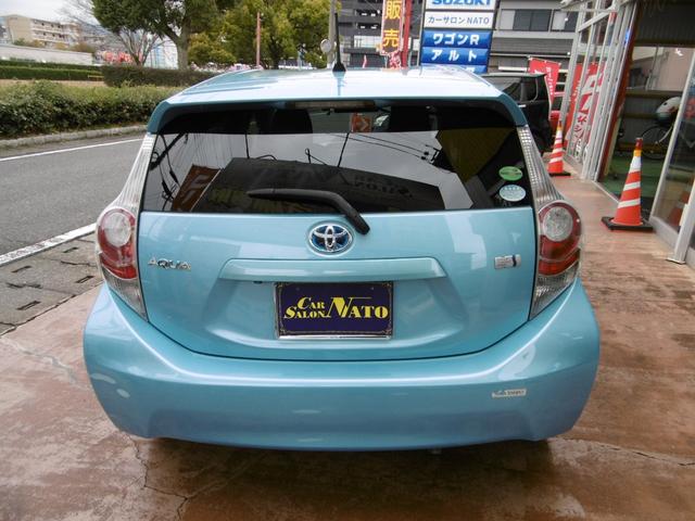 アクア Ｓ　純正ナビ＆ＴＶ＆バックモニター　キーレス　ＨＩＤヘッドライト　社外ＥＴＣ　ヘッドライトレベライザー　アイドリングストップ　電動格納ミラー　ヘッドライトレベライザー　スペアキー　ハイブリッド（29枚目）