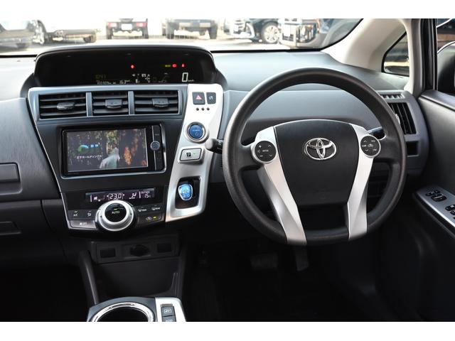 プリウスアルファ S ユーザー買取 禁煙 純正ナビ フルセグTV ETC バックモニター Bluetooth スマートキー プッシュスタート LEDヘッドライト フォグランプ ステアリングスイッチ(40枚目)