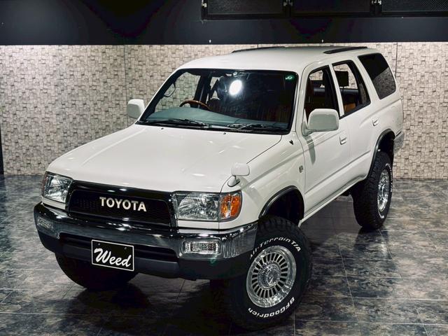 ハイラックスサーフ 　４ＲＵＮＮＥＲスタイル　点検整備済み車両　ナロー　リフトアップ　１６インチＡＷ　ＢＦＧ／ＡＴタイヤ　ＴＯＹＯＴＡグリル　　レザー調シートカバー　ｗｅｅｄコンプリートモデル（4枚目）