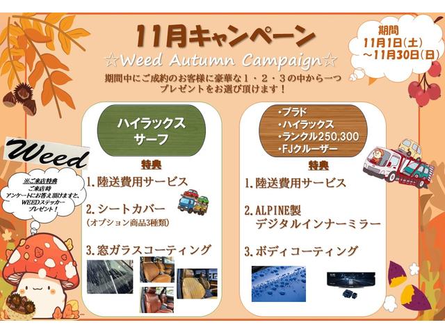 ランドクルーザープラド ＴＸ　Ｌパッケージ　マットブラックエディション　Ｍｃｌｉｍｂコンプリート　１７インチＡＷ　ジオランダー　リフトアップ　オーバーフェンダー　デュアルマフラー　サンルーフ　本革シート　シートクーラー　シートヒーター　ナビ　ＥＴＣ（3枚目）