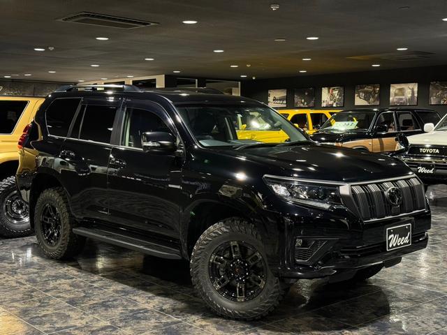 ランドクルーザープラド ＴＸ　Ｌパッケージ　マットブラックエディション　Ｍｃｌｉｍｂコンプリート　１７インチＡＷ　ジオランダー　リフトアップ　オーバーフェンダー　デュアルマフラー　サンルーフ　本革シート　シートクーラー　シートヒーター　ナビ　ＥＴＣ（11枚目）