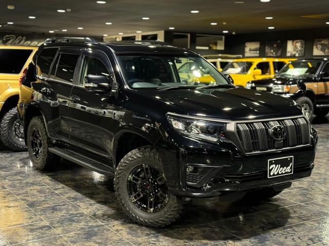 ランドクルーザープラド ＴＸ　Ｌパッケージ　マットブラックエディション　Ｍｃｌｉｍｂコンプリート　１７インチＡＷ　ジオランダー　リフトアップ　オーバーフェンダー　デュアルマフラー　サンルーフ　本革シート　シートクーラー　シートヒーター　ナビ　ＥＴＣ（15枚目）