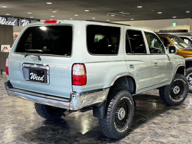 ハイラックスサーフ ＳＳＲ－Ｘ　４Ｒｕｎｎｅｒスタイル　ＮＥＷペイント　点検交換整備済み　リフトアップ　１６インチＡＷ　ＢＦグッドリッチ　ＴＯＹＯＴＡグリル　レトロキャメルシートカバー　ナビ　ＥＴＣ　ガラスコーティング（15枚目）