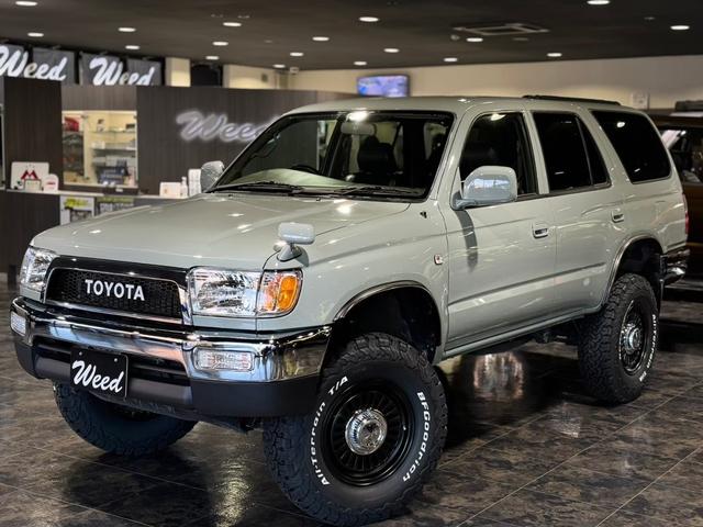 ハイラックスサーフ ＳＳＲ－Ｘ　４Ｒｕｎｎｅｒスタイル　ＮＥＷペイント　点検交換整備済み　リフトアップ　１６インチＡＷ　ＢＦグッドリッチ　ＴＯＹＯＴＡグリル　レトロキャメルシートカバー　ナビ　ＥＴＣ　ガラスコーティング（18枚目）