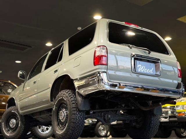 ハイラックスサーフ ＳＳＲ－Ｘ　４Ｒｕｎｎｅｒスタイル　ＮＥＷペイント　点検交換整備済み　リフトアップ　１６インチＡＷ　ＢＦグッドリッチ　ＴＯＹＯＴＡグリル　レトロキャメルシートカバー　ナビ　ＥＴＣ　ガラスコーティング（41枚目）