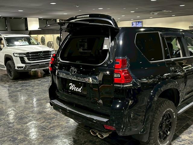 ランドクルーザープラド Mclimbコンプリート MCLIMBボディKIT 17インチAW BFG リフトアップ オーバーフェンダー デュアルマフラー ナビ ETC(32枚目)