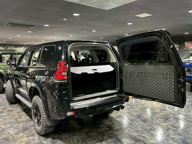 ランドクルーザープラド Mclimbコンプリート MCLIMBボディKIT 17インチAW BFG リフトアップ オーバーフェンダー デュアルマフラー ナビ ETC(33枚目)