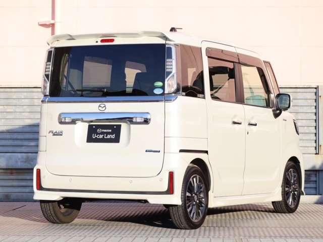 フレアワゴンカスタムスタイル 660 カスタムスタイル ハイブリッド XT マツダ認定中古車 衝突被害軽減ブレーキ メ(2枚目)