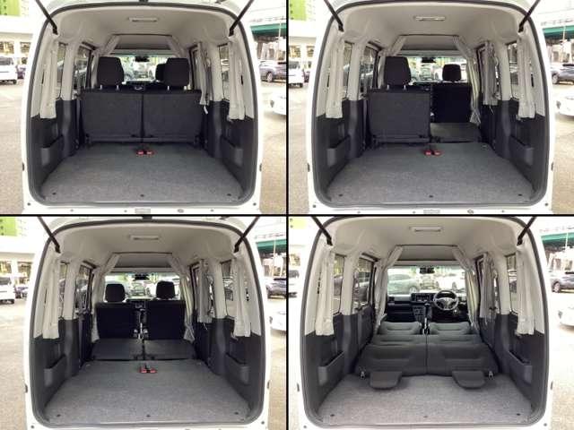 ハイゼットカーゴ ６６０　クルーズターボ　ＳＡＩＩＩ　ハイルーフ　４ＷＤ　衝突被害軽減ブレーキ　２ＤＩＮオーディオ　マニ（14枚目）