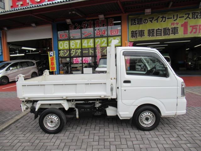 頑丈ダンプ ダンプ 頑丈ダンプ 4WD オートマ 法人買取直販車 三方開 フロアAT車ヘッドライトレベライザー エアコン パワステ スペアタイヤ 最大積載量350kg(24枚目)