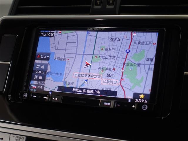 ランドクルーザープラド TX サンルーフ 4WD フルセグ メモリーナビ DVD再生 衝突被害軽減システム ETC ドラレコ LEDヘッドランプ 乗車定員7人 3列シート ワンオーナー ディーゼル(10枚目)