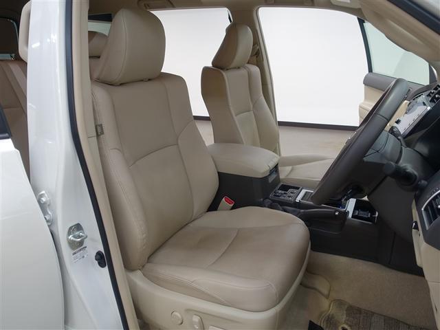 ランドクルーザープラド TX Lパッケージ 革シート サンルーフ 4WD フルセグ メモリーナビ ミュージックプレイヤー接続可 バックカメラ 衝突被害軽減システム ETC LEDヘッドランプ 乗車定員7人 3列シート ワンオーナー 記録簿(25枚目)