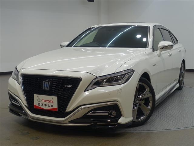 クラウンハイブリッド ＲＳアドバンス　革シート　サンルーフ　フルセグ　メモリーナビ　ＤＶＤ再生　ミュージックプレイヤー接続可　バックカメラ　衝突被害軽減システム　ＥＴＣ　ドラレコ　ＬＥＤヘッドランプ　ワンオーナー　フルエアロ（6枚目）