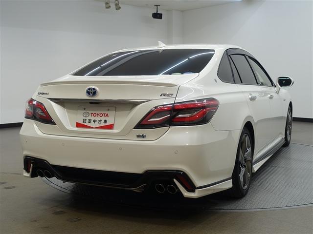 クラウンハイブリッド ＲＳアドバンス　革シート　サンルーフ　フルセグ　メモリーナビ　ＤＶＤ再生　ミュージックプレイヤー接続可　バックカメラ　衝突被害軽減システム　ＥＴＣ　ドラレコ　ＬＥＤヘッドランプ　ワンオーナー　フルエアロ（8枚目）