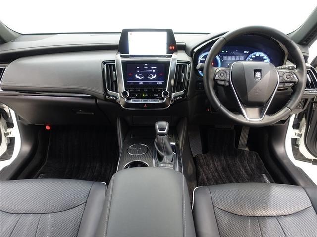 クラウンハイブリッド ＲＳアドバンス　革シート　サンルーフ　フルセグ　メモリーナビ　ＤＶＤ再生　ミュージックプレイヤー接続可　バックカメラ　衝突被害軽減システム　ＥＴＣ　ドラレコ　ＬＥＤヘッドランプ　ワンオーナー　フルエアロ（9枚目）