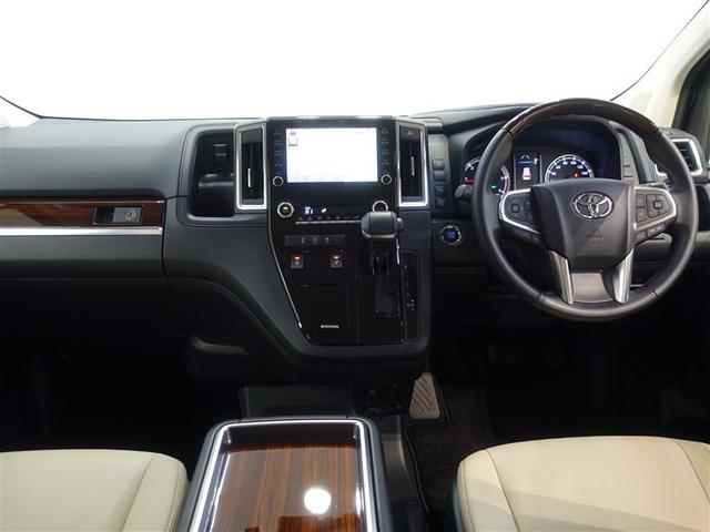 グランエース プレミアム　革シート　メモリーナビ　ミュージックプレイヤー接続可　バックカメラ　衝突被害軽減システム　ＥＴＣ　ドラレコ　両側電動スライド　ＬＥＤヘッドランプ　乗車定員６人　３列シート　アイドリングストップ（9枚目）