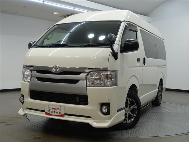 レジアスエースバン DX ウェルキャブ 福祉車両 フルセグ メモリーナビ DVD再生 後席モニター バックカメラ ETC 電動スライドドア 乗車定員10人 3列シート(6枚目)