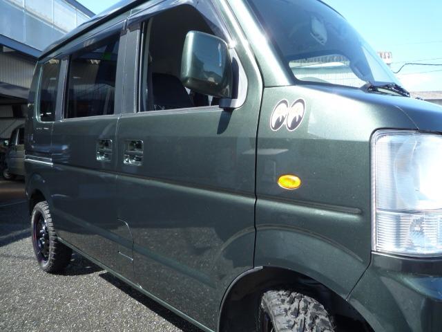 エブリイ ＰＡ　コラムオートマ　ハイルーフ　リフトアップチョイ上げ３５　　ＭＴタイヤ＆ＮＥＷペイントホイール　シートカバー　社外品キーレス　カーキ　ブラックツートン　　ＥＴＣ　ドラレコ付　積載量３５０ｋｇ（17枚目）