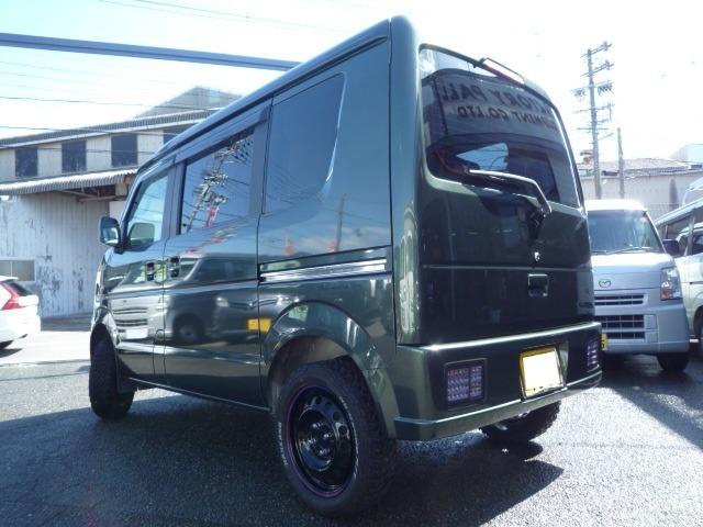 エブリイ ＰＡ　コラムオートマ　ハイルーフ　リフトアップチョイ上げ３５　　ＭＴタイヤ＆ＮＥＷペイントホイール　シートカバー　社外品キーレス　カーキ　ブラックツートン　　ＥＴＣ　ドラレコ付　積載量３５０ｋｇ（26枚目）