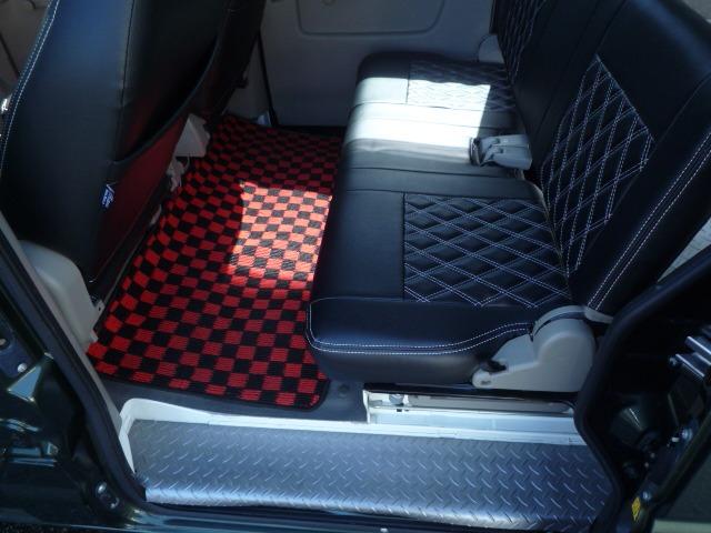 エブリイ ＰＡ　コラムオートマ　ハイルーフ　リフトアップチョイ上げ３５　　ＭＴタイヤ＆ＮＥＷペイントホイール　シートカバー　社外品キーレス　カーキ　ブラックツートン　　ＥＴＣ　ドラレコ付　積載量３５０ｋｇ（50枚目）