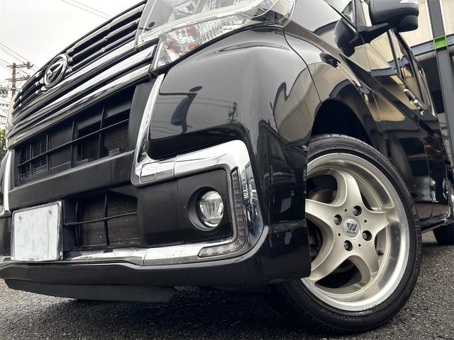 タント カスタムＸ　トップエディションＳＡＩＩＩ　キーレスエントリー＋Ｏ／Ｄ付き４速コラムオートマ＋電格付ドアミラー＋タイミングチェーン式＋ブルーブラックツートーン＋内外装クリーニングバフポリッシャー仕上げ（3枚目）