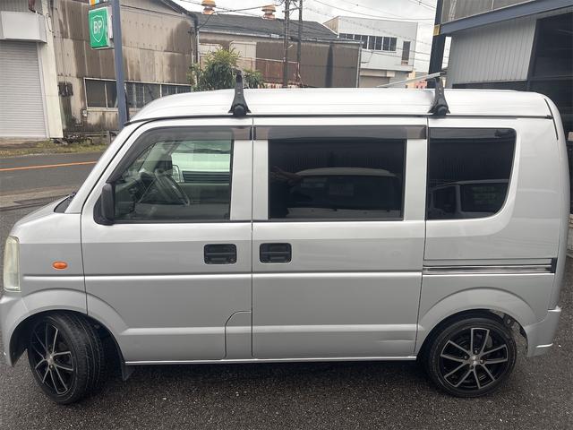 エブリイ ＰＡ　地区限定　ＡＴ　キーレス　パワーウィンドウ　ワンセグナビ　ダウンサス　社外１５インチアルミホイール　ルーフキャリア　スモークフィルム　ＣＤ　集中ドアロック（18枚目）