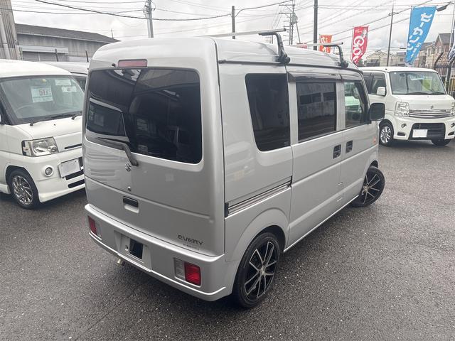 エブリイ ＰＡ　地区限定　ＡＴ　キーレス　パワーウィンドウ　ワンセグナビ　ダウンサス　社外１５インチアルミホイール　ルーフキャリア　スモークフィルム　ＣＤ　集中ドアロック（29枚目）