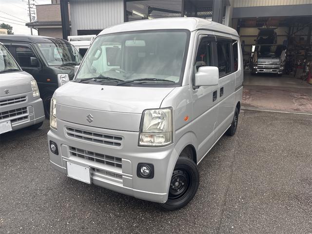 エブリイ ジョインターボ 5速マニュアル車 ハイルーフ ETC 電格ミラー フォグランプ 全席パワーウインド リア分割シート マットブラックホイール リアヒーター付 カーボンピラー プライバシーガラス CDステレオ(2枚目)