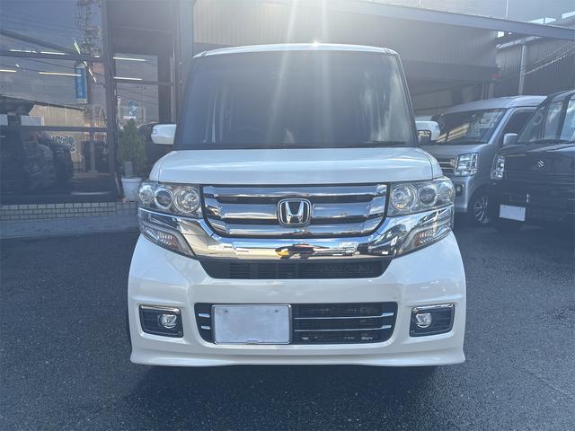 Ｎ－ＢＯＸカスタム Ｇ・ターボＬパッケージ　ＣＶＴ　両側電動スライド　フルセグナビ　ドラレコ　ＥＴＣ　バックカメラ　ステアリングリモコン　サンシェード　パドルシフト　キーフリー（35枚目）