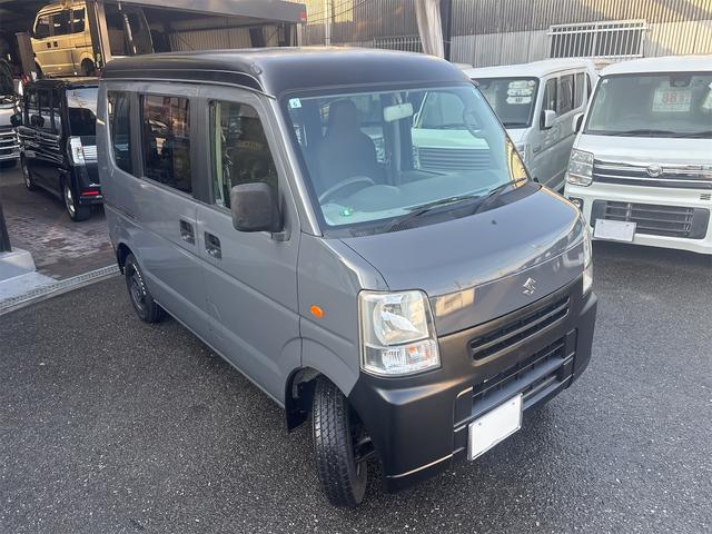 エブリイ PA グレー×ブラック2トーン塗装 社外LEDテールランプ流れるウインカー カーボン調ピラー ラプター塗装 OPTちょい上げリフトアップキット35mm OPT社外キーレスリモコン(33枚目)