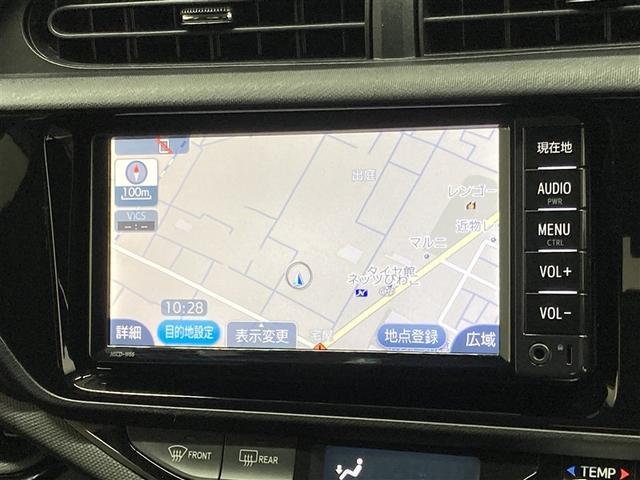 アクア Ｓスタイルブラック　ワンセグ　メモリーナビ　ミュージックプレイヤー接続可　バックカメラ　衝突被害軽減システム　ＥＴＣ　ワンオーナー（4枚目）