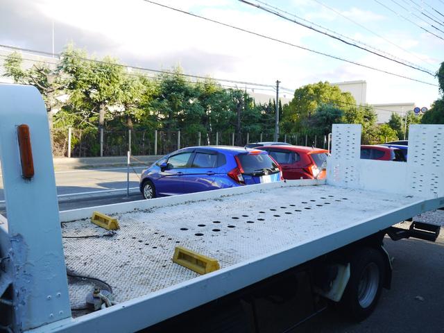 キャンター 超ロングＤＸターボ　積載車　荷台極東フルフラット　荷台リモコン有　積載２９５０ｋｇ　６速　ディーゼルターボ　記録簿／１２ヵ月記録１５枚以上有り（9枚目）