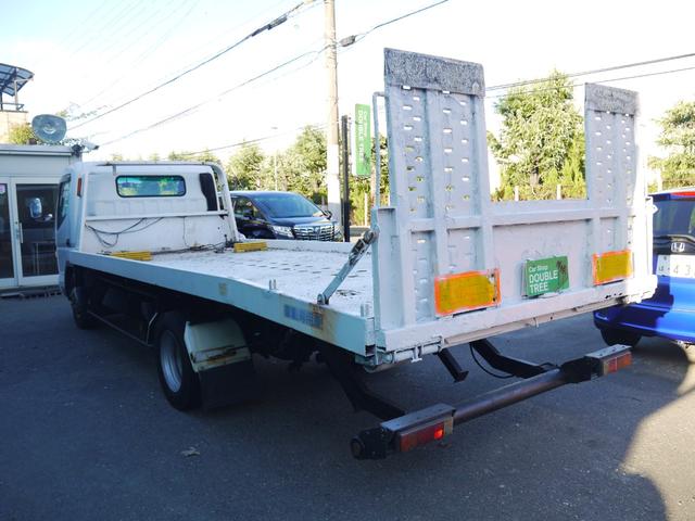キャンター 超ロングＤＸターボ　積載車　荷台極東フルフラット　荷台リモコン有　積載２９５０ｋｇ　６速　ディーゼルターボ　記録簿／１２ヵ月記録１５枚以上有り（10枚目）