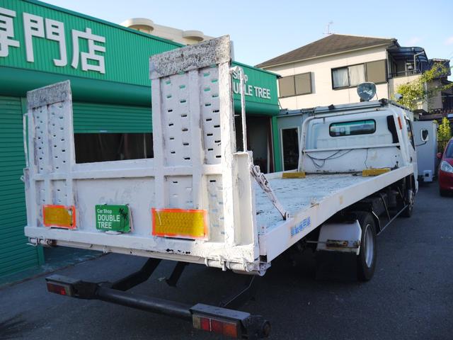 キャンター 超ロングＤＸターボ　積載車　荷台極東フルフラット　荷台リモコン有　積載２９５０ｋｇ　６速　ディーゼルターボ　記録簿／１２ヵ月記録１５枚以上有り（11枚目）