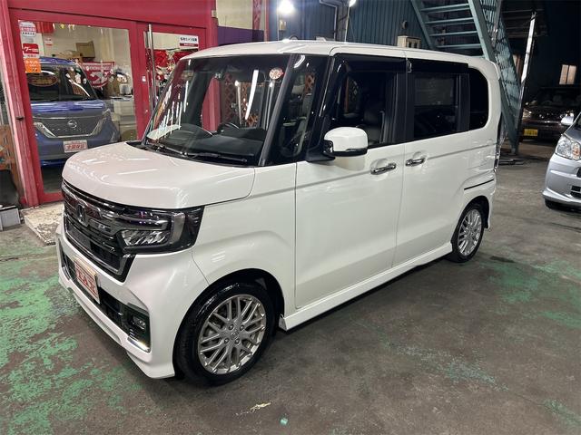 Ｎ－ＢＯＸカスタム Ｌターボ　メモリーナビ　Ｂｌｕｅｔｏｏｔｈオーディオ　ＤＶＤ　フルセグ　追尾式クルーズコントロール　ＩＣターボ　パドルシフト　ＬＥＤライト　フォグ　シーケンシャルウィンカー　純正アルミ　両側パワスラ（13枚目）