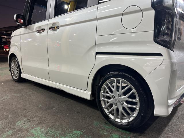 Ｎ－ＢＯＸカスタム Ｌターボ　メモリーナビ　Ｂｌｕｅｔｏｏｔｈオーディオ　ＤＶＤ　フルセグ　追尾式クルーズコントロール　ＩＣターボ　パドルシフト　ＬＥＤライト　フォグ　シーケンシャルウィンカー　純正アルミ　両側パワスラ（16枚目）