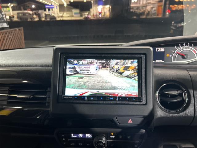 Ｎ－ＢＯＸカスタム Ｌターボ　メモリーナビ　Ｂｌｕｅｔｏｏｔｈオーディオ　ＤＶＤ　フルセグ　追尾式クルーズコントロール　ＩＣターボ　パドルシフト　ＬＥＤライト　フォグ　シーケンシャルウィンカー　純正アルミ　両側パワスラ（41枚目）