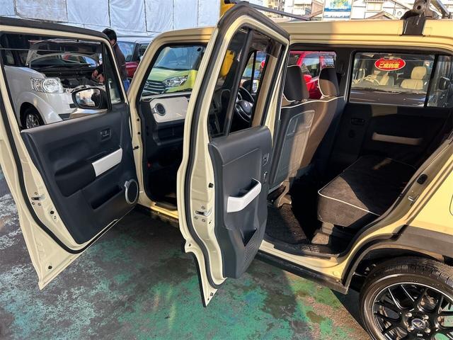 ハスラー G コンピューター診断済 5速ミッション&4WD 社外アルミ 新品オープンカントリータイヤ 新品リフトアップサスペンション キャリアベース 禁煙車(32枚目)