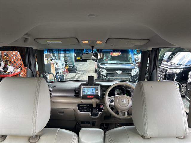 N-BOX G・Lパッケージ コンピューター診断済み メモリーナビ DVD ワンセグ バックカメラ ETC スマートキー2個 自動ドア 社外アルミ 社外LEDライト タイミングチェーン(29枚目)