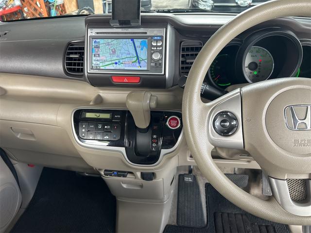 N-BOX G・Lパッケージ コンピューター診断済み メモリーナビ DVD ワンセグ バックカメラ ETC スマートキー2個 自動ドア 社外アルミ 社外LEDライト タイミングチェーン(45枚目)