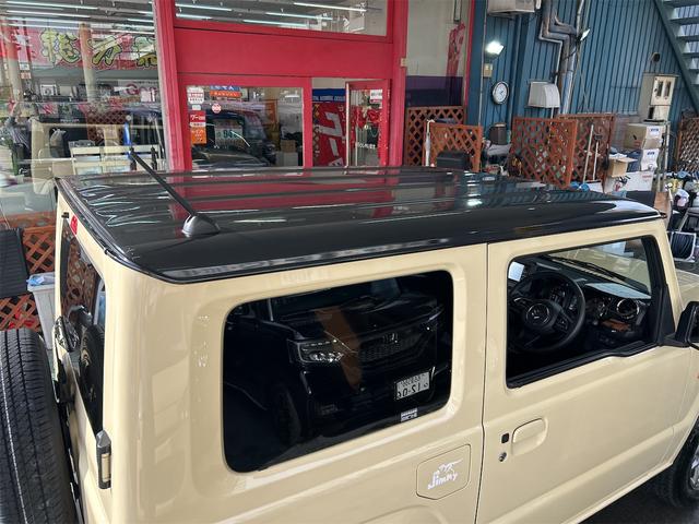 ジムニー XC 4WD×ICターボ メモリーナビ Bluetoothオーディオ フルセグ スマートキー レーブレ 背面タイヤ ツートンカラー オートエアコン カップホルダー 社外ブラウンシートカバー(22枚目)