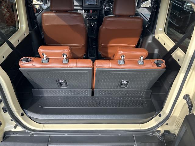 ジムニー XC 4WD×ICターボ メモリーナビ Bluetoothオーディオ フルセグ スマートキー レーブレ 背面タイヤ ツートンカラー オートエアコン カップホルダー 社外ブラウンシートカバー(34枚目)