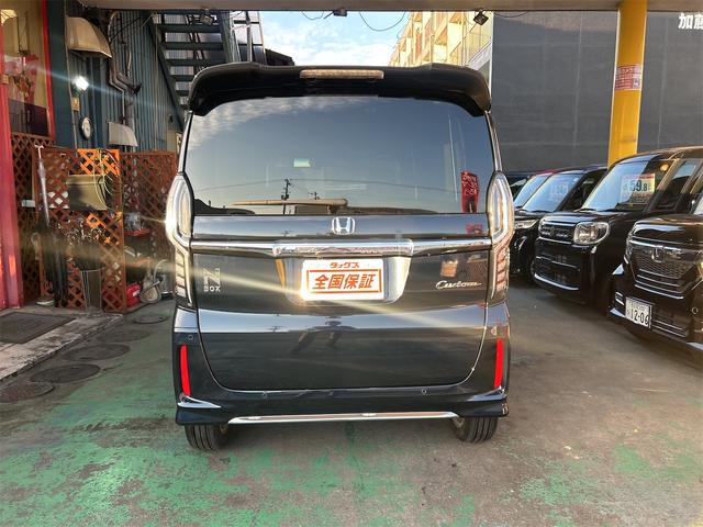 Ｎ－ＢＯＸカスタム Ｌターボ　ホンダセンシング　ＩＣターボ　純正ナビ　Ｂｌｕｅｔｏｏｔｈオーディオ　フルセグ　ＤＶＤ　電子パーキング　ブレーキホールド　追尾式レーダー　純正アルミ　ＬＥＤライト（シーケシャルウィンカー）（18枚目）