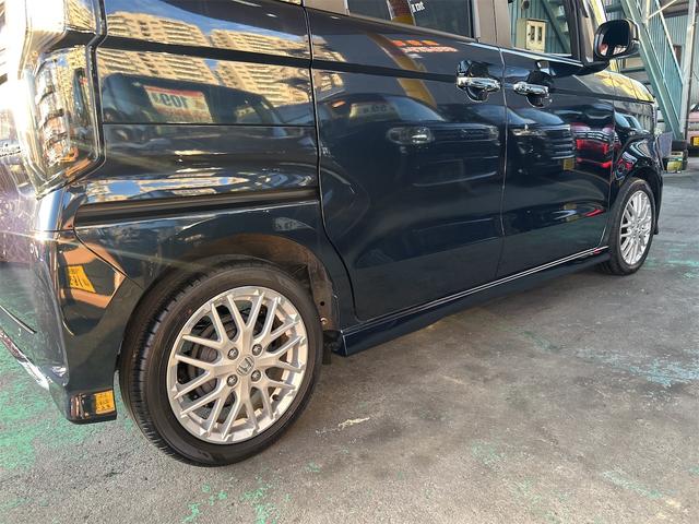 Ｎ－ＢＯＸカスタム Ｌターボ　ホンダセンシング　ＩＣターボ　純正ナビ　Ｂｌｕｅｔｏｏｔｈオーディオ　フルセグ　ＤＶＤ　電子パーキング　ブレーキホールド　追尾式レーダー　純正アルミ　ＬＥＤライト（シーケシャルウィンカー）（21枚目）